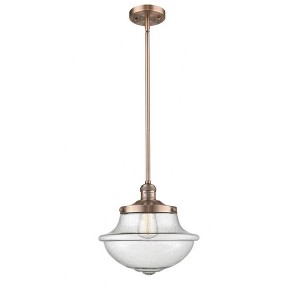 Oxford - 1 Light Stem Hung Mini Pendant In Traditional Style-11.5 Inches Tall and 11.75 Inches Wide - 1 of 1