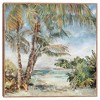 Masterpiece Art Gallery 35"x35" Just Beyond The Palms Wall Art - 2 of 4