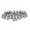 Northlight Shatterproof Shiny Christmas Ball Ornaments 2.5" (60mm) - Gray - 60ct - 3 of 4