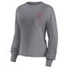 NCAA Alabama Crimson Tide Women's Gray Long Sleeve T-Shirt - 2 of 3