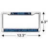 University of West Florida Alumni Logo Full Size Standard License Plate Metal Frame - 4 of 4