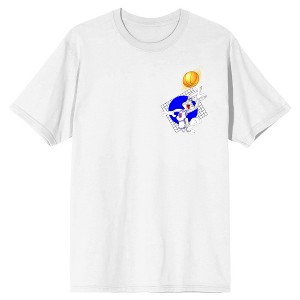 Space Jam 1996 Hoops & Toons Crew Neck Short Sleeve Men's White T-shirt - 1 of 4
