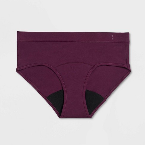 Thinx For All Women's Super Absorbency Briefs Period Underwear - Plum  Purple S : Target