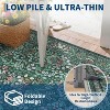 Floral Boho Runner Rug - Non-Slip Low-Pile Soft Carpet for Hallway, Kitchen Bathroom Nursery Office Dining Room Entryway - 4 of 4