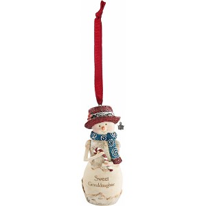 Pavilion Gift Company - Granddaughter - 4" Snowman Ornament - Decorative Objects - 1 of 4