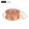 Unique Bargains Gift Wrapping Wide Sheer Wired Pastel Shimmer Iridescent Chiffon Ribbons 1 Pc - 2 of 4