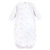 Yoga Sprout Infant Girl Fleece Gown 3pk, Unicorn, 0-6 Months - 4 of 4