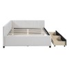 NicBex Full Size Linen Daybed with 2 Drawers Sofa Bed Frame for Bedroom,Living Room,Apartment,No Box Spring Needed - 4 of 4