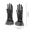 Unique Bargains Women's Fishing Net Rhinestone Sunblock Mittens 1 Pair - 3 of 4