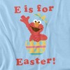 Sesame Street Elmo Easter Egg Adult T-Shirt Light Blue - 2 of 4