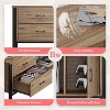 Bestier 80 Inch LED Gaming TV Stand with Glass Shelves - 4 of 4