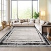 TackView Modern Area Rugs Washable Runner Rug, Low Pile Non Slip Carpet, Stain-Resistant Floor Mat for Living Room Bedroom Home Office - 4 of 4