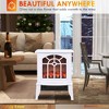 NicBex Freestanding Electric Fireplace with 3D Realistic Led Flame 1500W Heater Fireplace with Overheating Protection - 4 of 4