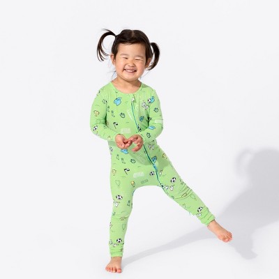 Bellabu Bear Baby Soccer Bamboo Convertible Footie