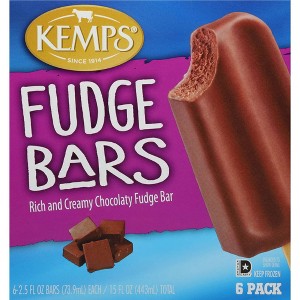 Kemps Fudge Frozen Dessert Bars - 15 fl oz/6ct - 1 of 4
