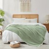 Snuggle Sac Fluffy Fuzzy Reversible Waffle Knit Blanket,Cozy Microfiber Throw,Classic Textured Design - 4 of 4