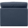 Meridian Furniture,Indulge Linen Textured Fabric Armless Chair - 3 of 4