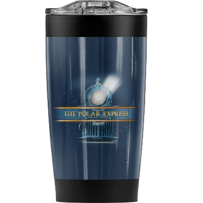 Polar Express Train Logo Steel Tumbler 20oz Coffee Travel Mug