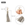 Unique Bargains PU Leather Keychain with Lobster Swivel Crafts Tassels 18 Pcs - 2 of 4