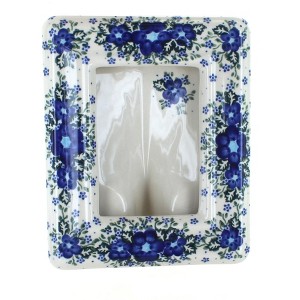 Blue Rose Polish Pottery 523 Vena Frame - 1 of 1