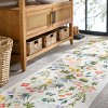 Martha Stewart Floral - MSRW186 - Indoor Power Loomed Machine Washable Skid-Resistant Rugs - 2 of 4