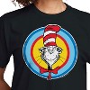 Women's - Dr. Seuss - Cat In the Hat Smile Cropped Graphic T-Shirt - 2 of 4