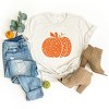 Simply Sage Market Women's Heart Pumpkin Short Sleeve Graphic Tee - 3 of 4