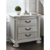 Signature Design by Ashley Montelaine Traditional 3-Drawer Nightstand with Hidden Tray, Antique White - 2 of 4
