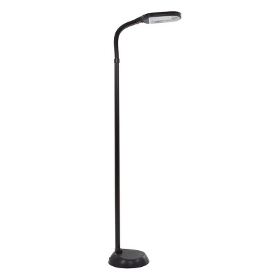 Hastings Home Natural Daylight Floor Lamp - 60" x 9", Black