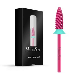 MelodySusie Long Flame Nail Drill Bits, 3/32'' Carbide Tungsten Bits, Suitable for Manicure Pedicure Cuticle Gel Polishing, Beginners Bits - 1 of 4