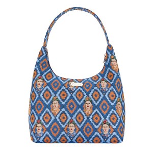 Signare USA Frida Kahlo Icon Blue Hobo Handbag Shoulder Bag - 1 of 4
