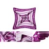 Elerevyo Women's Satin Stripe Print Square Neck Scarf Head Wrap Kerchief Neckerchief 2Pcs 19.6"x19.6" - image 4 of 4