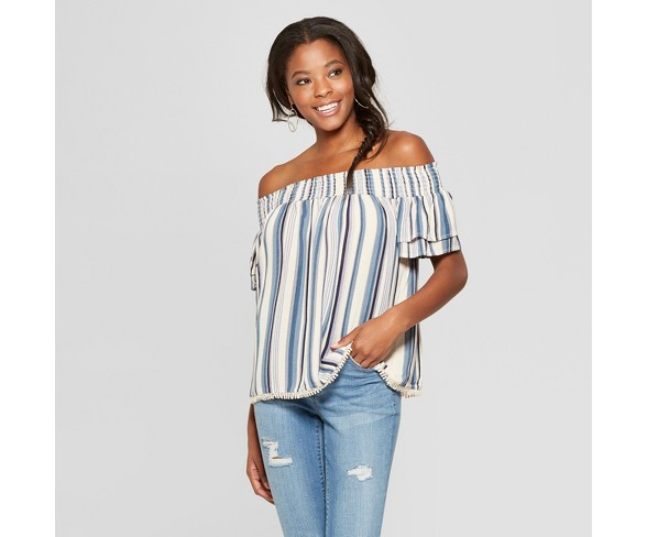 Xhilaration off sale the shoulder top