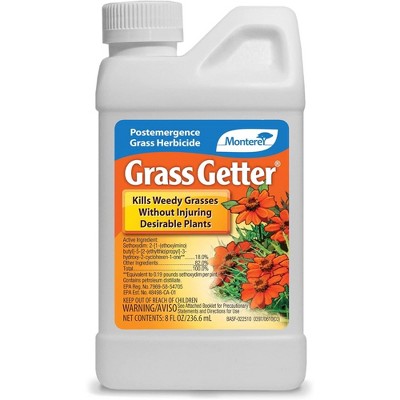 Monterey Grass Getter, Post Emergence Herbicide for Grass Weeds, 8 oz