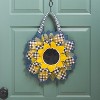 Sunflower with Checks Door Decor - 2 of 4