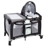 Baby Trend GoLite ELX Unisex Versatile Deluxe Infant Play Portable Nursery Center for Newborns - Black