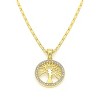 Tree of Life Pendant Necklace with Diamond Accent – Symbol of Strength, Growth & Harmony - 2 of 2