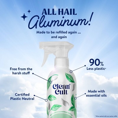 Clean Cult Aluminum Ready To Use All-Purpose Cleaners - Fresh Basil - 16oz