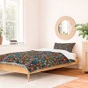 Deny Designs 2pc Twin/Twin XL Schatzi Brown Laural Ditsy Green Duvet and Sham Set - 2 of 4