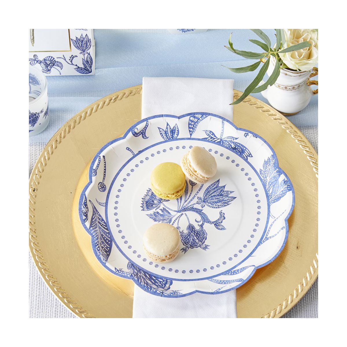 Kate Aspen Blue Willow 62 Piece Party Tableware Set (16 guests) | 00259NA-KIT - thumbnail 2
