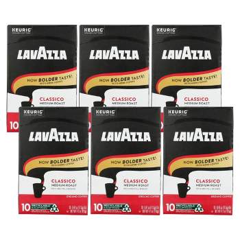 Lavazza Classico Ground Coffee K-Cup Pods - Case of 6/10 ct
