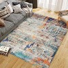 Washable area carpet, abstract carpet, soft living room carpet, living room bedroom dining room carpet - 2 of 4