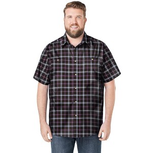 KingSize Short Sleeve Printed Sport Shirt - 1 of 4