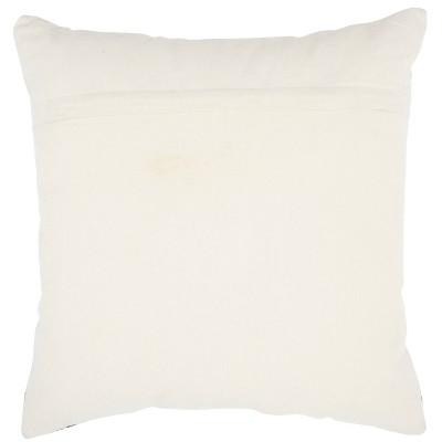 20"x20" Red and White Striped Square Throw Pillow