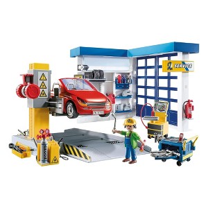 Playmobil Playmobil #70202 City Life Car Repair Garage 153 Piece Building Set - 1 of 4