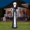 Gemmy Giant Airblown Inflatable Dapper Skull Ghoul, 12 ft Tall, White - 2 of 4
