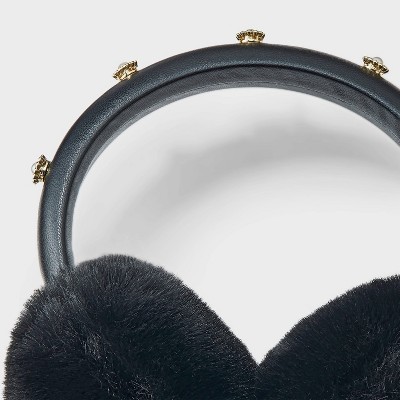 Embellished Headband Earmuff - A New Day Black - image 3