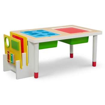Delta Children Kids' Play and Learn Sensory Table - Use as Sand Table/Sensory Table/Activity Table - White/Primary