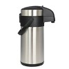 MegaChef 3 Liter Vacuum Insulated Stainless Steel Vacuum Pump Cap Air Pot - 2 of 4