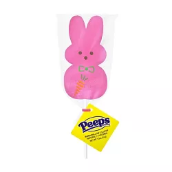 Peeps Pink Marshmallow Easter Bunny Lollipop - 1.5oz